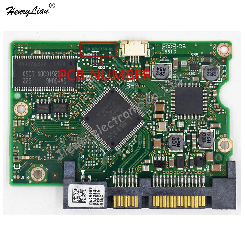 

HDT721032SLA360 HDD PCB /LOGIC BOARD NUMBER: 110 0A90158 01 MAIN CONTROLLER IC: 0A58730 STICKERS :0A59222 0A29987