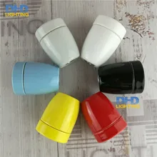 Заказ образца E27 осветительная розетка DIY промышленный подвесной светильник часть ретро Высокое качество керамический держатель лампы