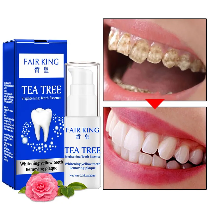 

1PC Essence Tea Tree Brightening Teeth Essence Oil 20ML Whitening yellow teeth Removing plaque variety extracts new