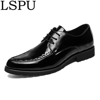 

Fashion Pointed Toe Men Leather Shoes Mens Breathable Hard-wearing Business Casual Shoes Gentleman Dress Shoes Size38-44