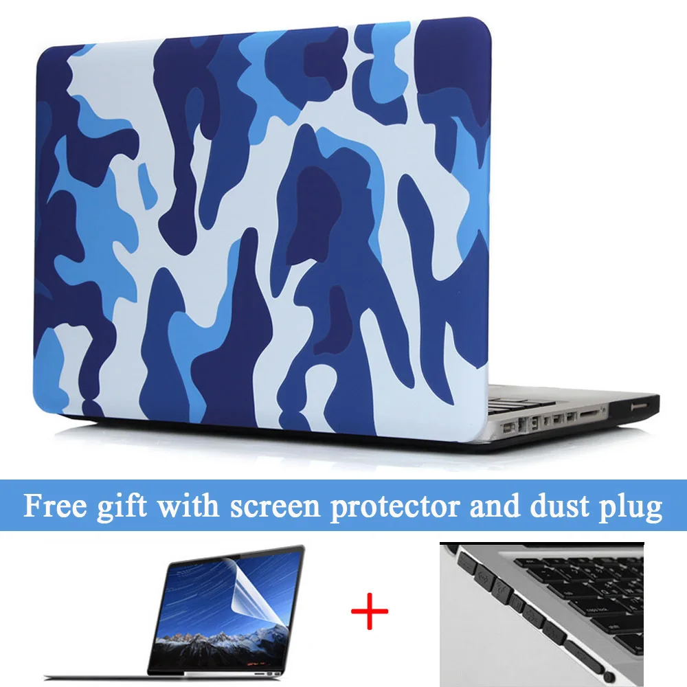 Для Macbook Air 11 13 Чехол военный камуфляж Жесткий пластиковый защитный чехол для