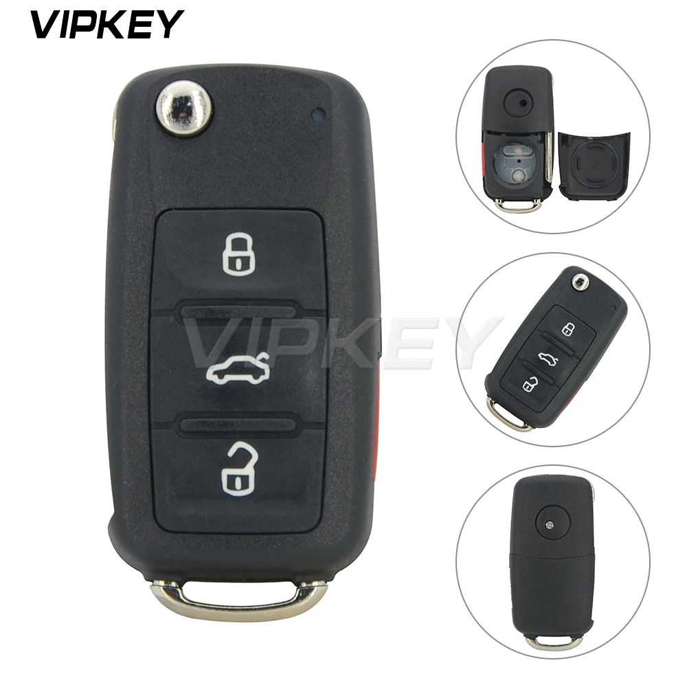 Чехол для ключей автомобиля Remotekey 5K0 837 202 AE для VW Volkswagen Beetle Golf Jetta Passat автомобильный чехол для дистанционного ключа