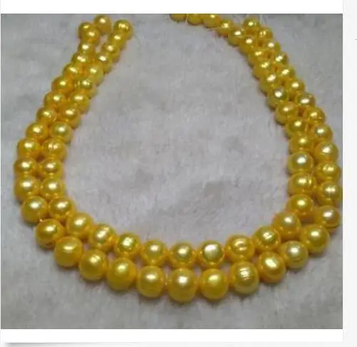 

9-10mm barouqe south sea pearl necklace 33inch