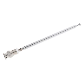 

1pc 180 Degree Telescopic Antenna 650mm BNC Connector Portable FM Radio Scanner