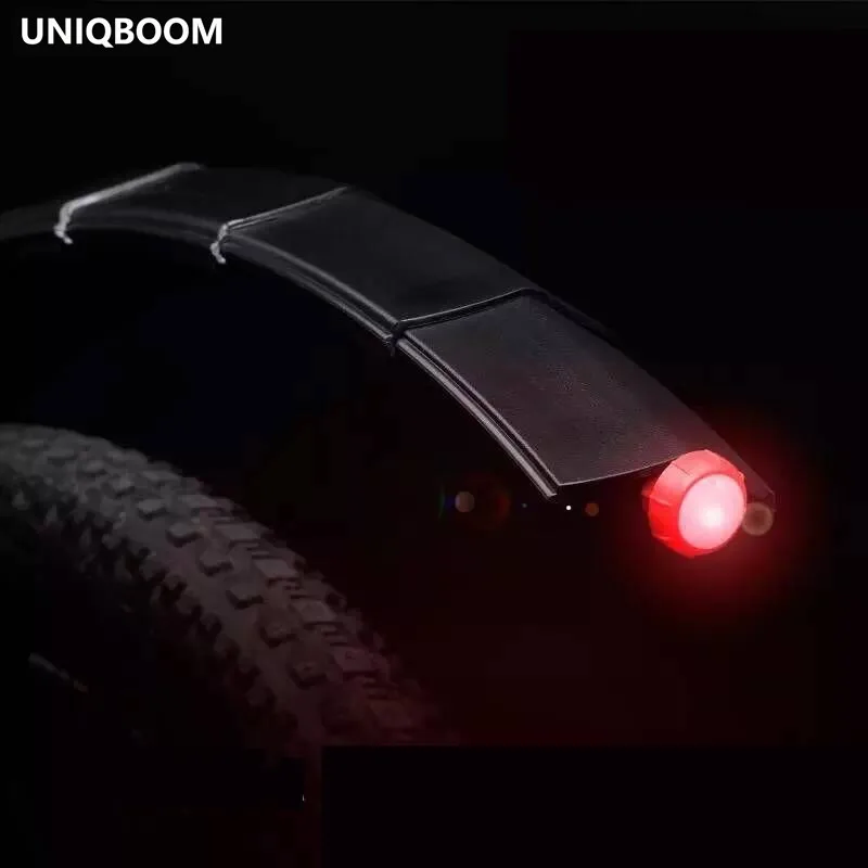 Телескопическое крыло 2 шт передние и задние складные крылья MTB LED задний фонарь