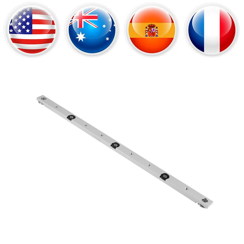 Aluminium Alloy Miter Bar Slider Table Saw Gauge Rod 450mm ...
