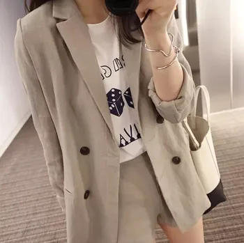 

2019 women's suit shorts suit new Korean version of cotton jacket + casual suit shorts suits
