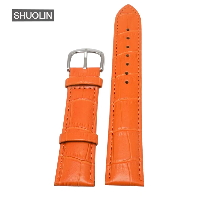 

Watch Strap 12/14/16/18/19/20mm 2019 new watchband 20mm 8 candy colors watchbands 19mm Needle buckle straps watches women J014-O