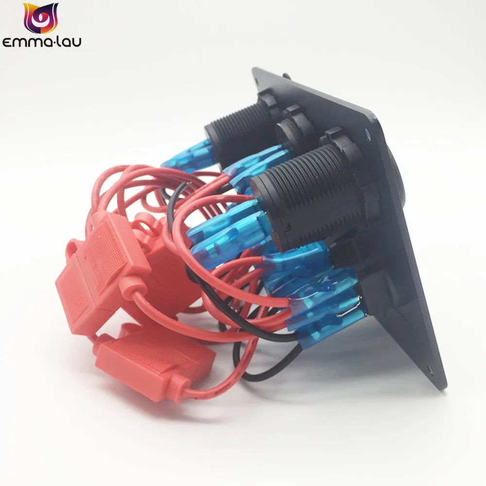 Зарядное устройство с двумя USB разъемами 2 1 А + светодиодный вольтметр розетка