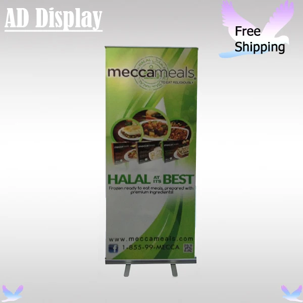 Wholesale 85 200cm Full Aluminum Roll Up Display Stand With Fabric