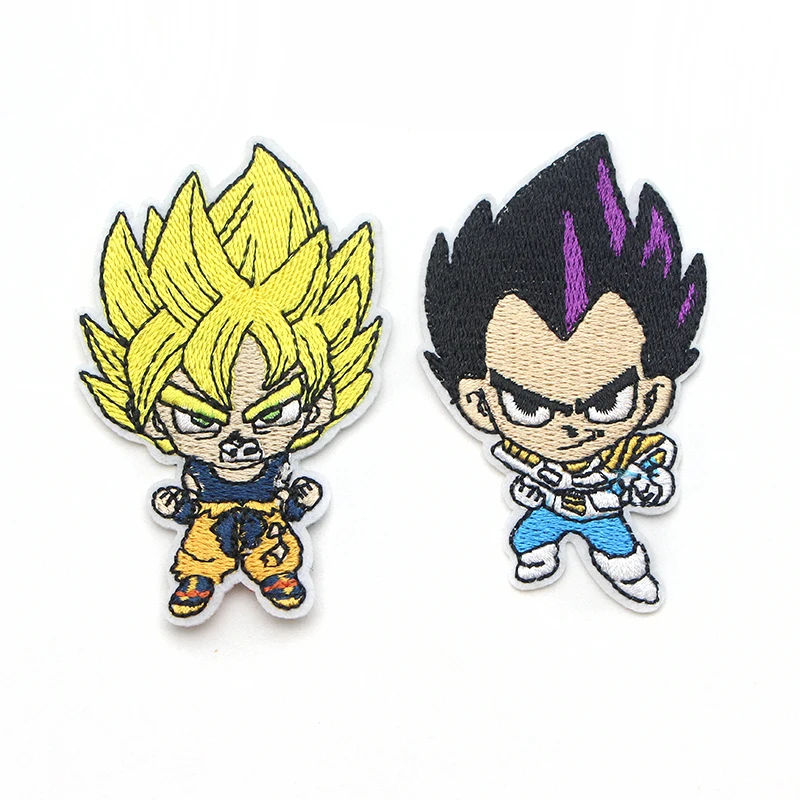 P2888 Dongmanli Dragon Ball Z вышитый значок аппликация швейная одежда джинсы аксессуары