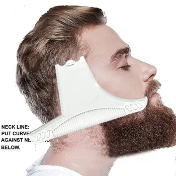 

1pc Professional Men's Beard Styling Template Comb Kit Beard Shaping Tool Shaving Removal Model Trimmer Styling Hair Accessories