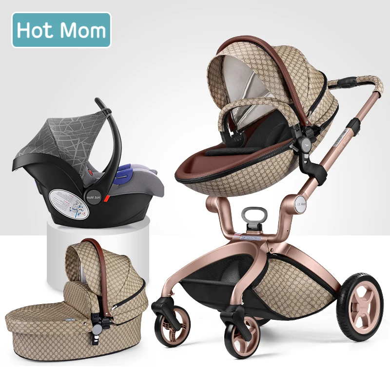 

Baby carriage High landscape 2 in 1 / 3 in 1 Sitting reclining stroller Shock absorber stroller Rotating stroller free shipping