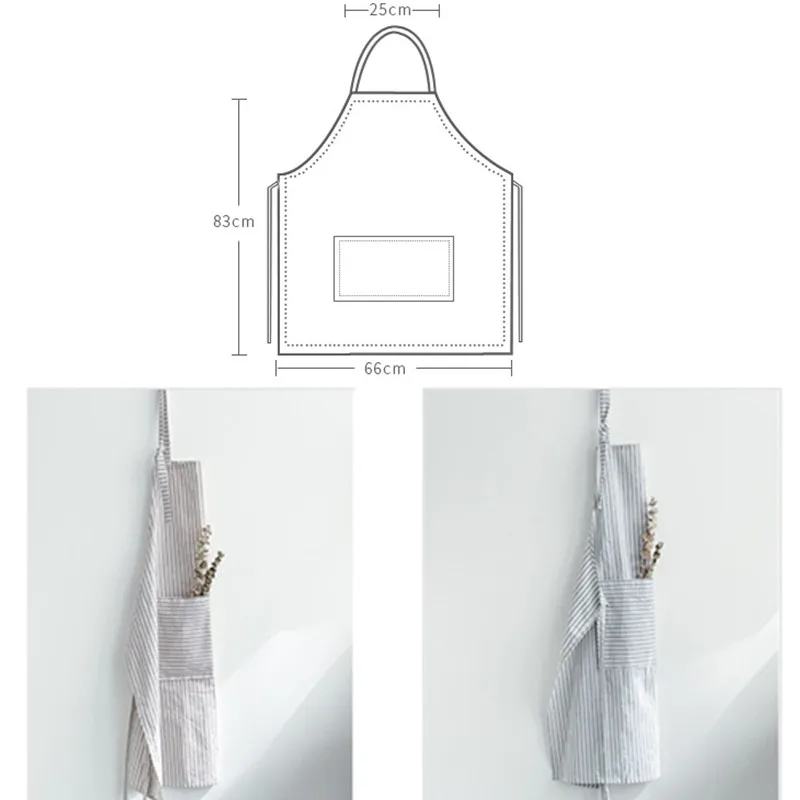 Striped Apron D28-5
