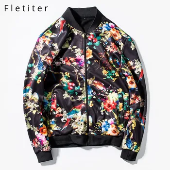 

Fletiter Embroidery Mens Jacket Coat Man Hip Hop Streetwear Men Jacket Coat Jacket Men Clothes 2019 Sping New Japanese