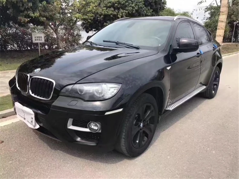 Багажник на крышу из алюминиевого сплава для BMW X6 E71 2008- рельсы бар багаж Перевозчик Бар топ поперечные стойки железнодорожные коробки