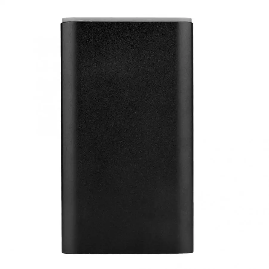 2*955465 аккумулятор портативный банк питания для мобильного телефона Корпус Зарядное устройство Коробка для смартфона power bank чехол - Цвет: Черный