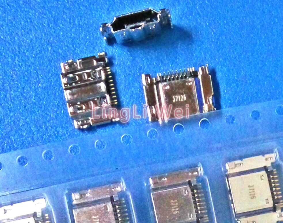 

10pcs/lot Charge Socket Mobile Phone Power Connector Micro USB Jack for Samsung I9300/I9308/I939/I535/I747/T999/S3 7pins