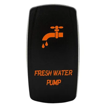 

Boat Laser Rocker Switch - FRESH WATER PUMP- Universal Marine On/Off - 12 Volt