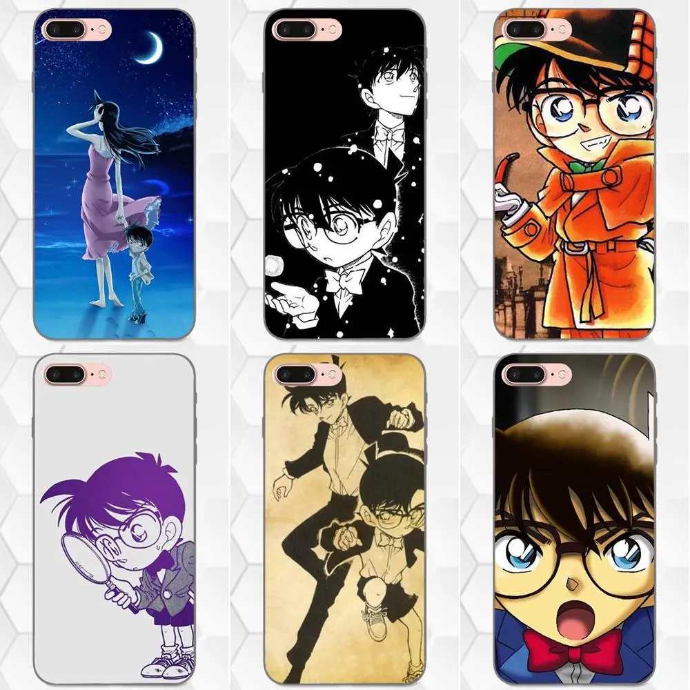 Чехол для телефона Detective Conan японский известный аниме Xiaomi Redmi Note 2 3 4 4A 4X 5 5A 6 6A Plus Pro S2