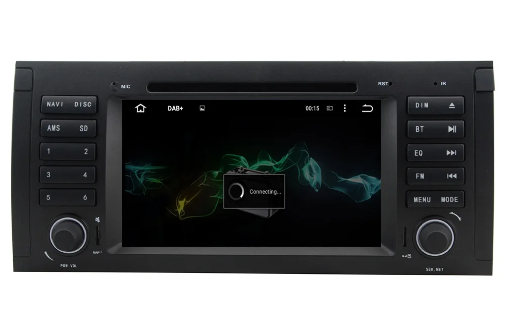 Flash Deal In Stock Quad Core 1024x600 HD Capacitive Touch Screen Car DVD for BMW E39 Android 7.1 E53  Wifi 3G Bluetooth Radio Canbus 27