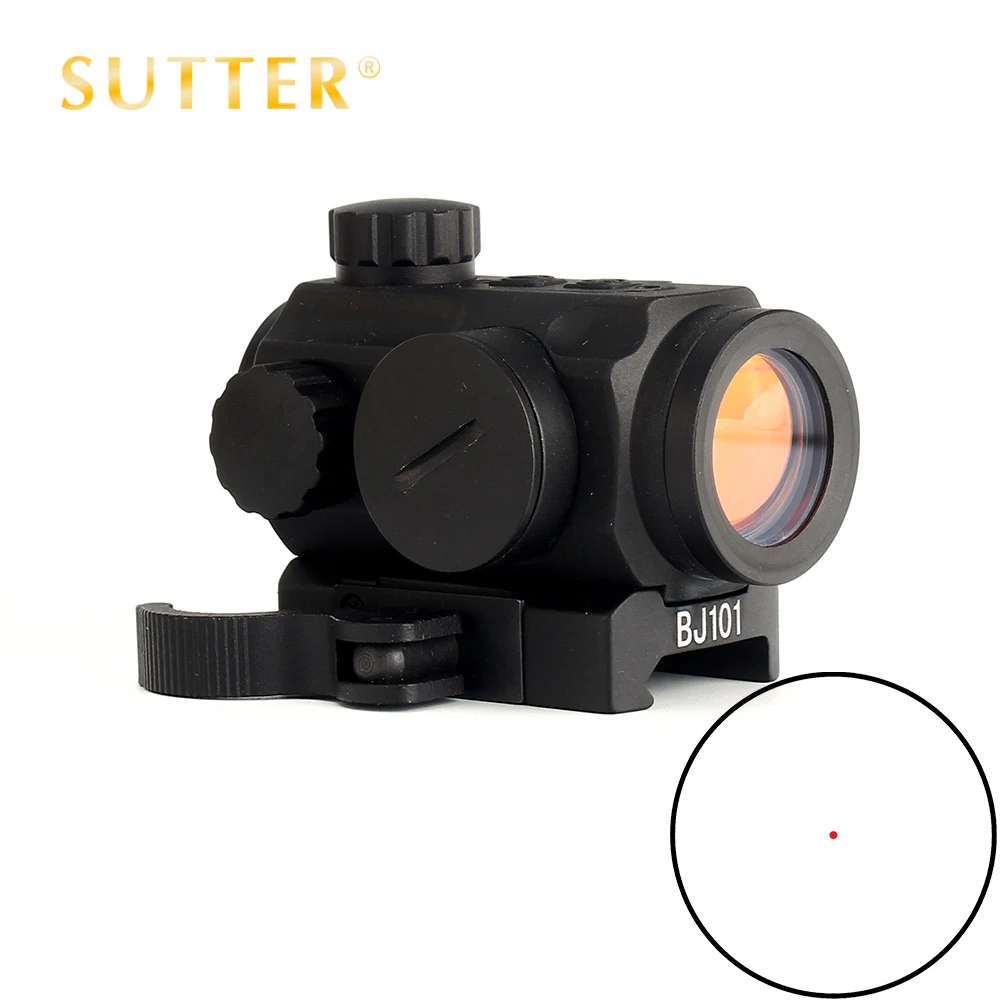 Малый Мощный тактический охотничий прицел SUTTER 1X21 Spec Reflex 5 MOA Red Dot с быстросъемным