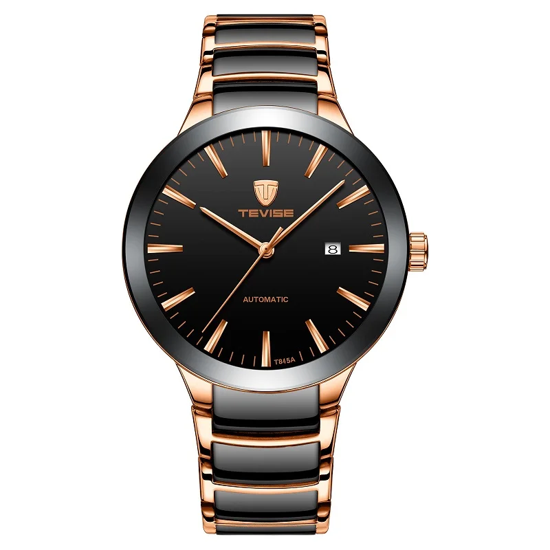TEVISE Mens Watches Top Brand Luxury Simple Automatic Watch Man Date Waterproof Mechanical Wristwatches T845A Dropshipping 2019 (16)