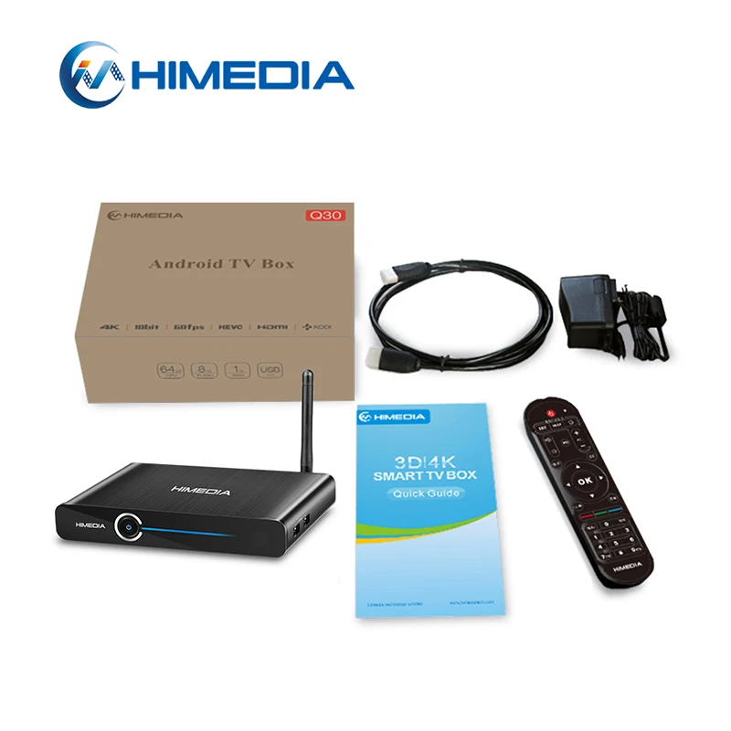 SZBOX Himedia Q30 Hisilicon HI37980 V200 четырехъядерный процессор 2G 8G Smart Android 7,0 ТВ-приставка с обновлением OTA WiFi 2,4G 4K HD Смарт-приставка