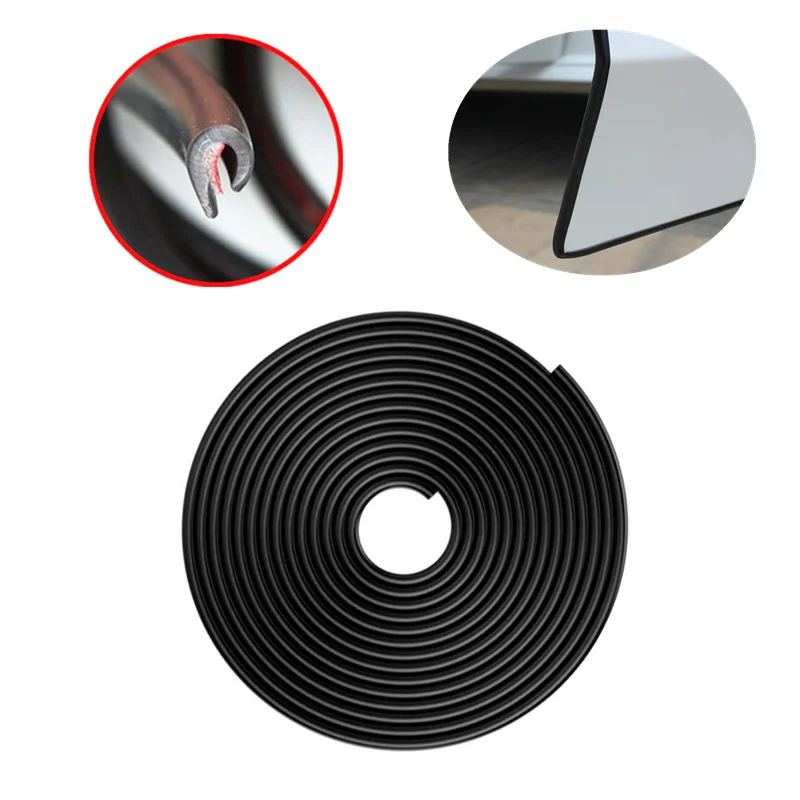 

5M Universal Car Door Edge Guards Trim Molding Protection Strip Scratch Protector For Jeep Wrangler JK CJ TJ VAN Wholesales