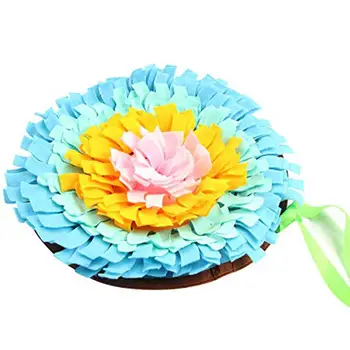 

Dog Feeding Mat,Dog Snuffle Mat Small/Large Dog Training Pad Pet Nose Work Blanket Non Slip Pet Activity Mat For Foraging Skil