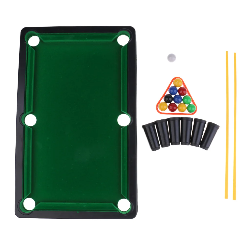 Premium Children Billiards Toy Mini Tabletop Snooker Game Set Pool Desktop