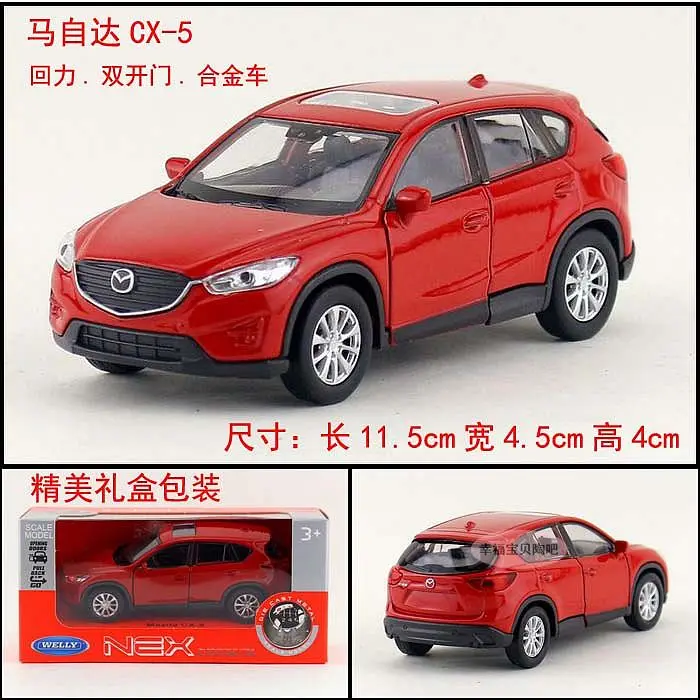 1 36 11 5cm new Welly Mazda CX 5 car alloy vehicle model pull back cool