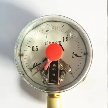 

YNXC-100 -0.1-2.5Mpa - magnet type electric contact pressure gauge vacuum Shanghai Zhengbao