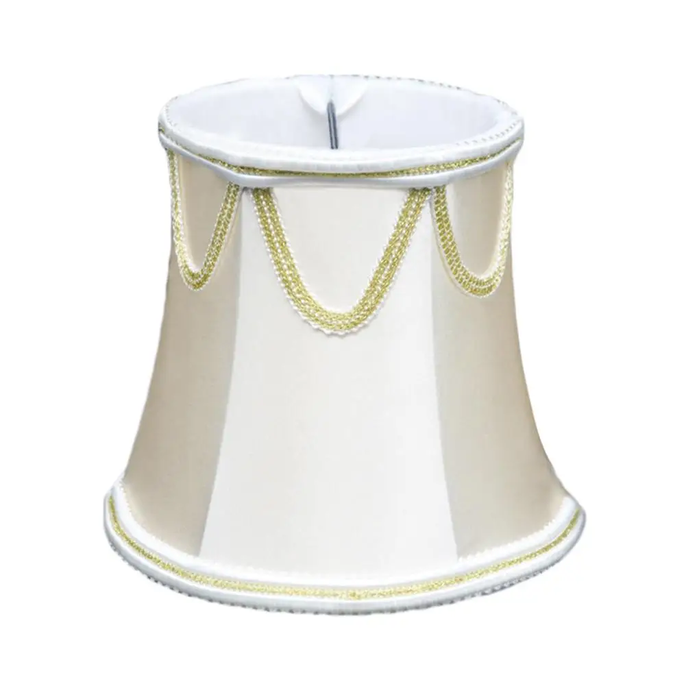 

Exquisite Bulb Clip Cloth Lampshade Chandelier Wall Lamp Light Cover Home Decor