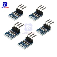 Diymore 5 pçs/lote AMS1117-3.3 dc regulador de tensão step down buck conversor módulo de fonte de alimentação 4.75 v-12 v a 3.3 v 800ma