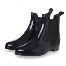 YeddaMavis Women Shoes winter boots brand design ankle boots rain boots elastic band shoes woman solid rubber waterproof flats YeddaMavis Women Shoes winter boots brand design ankle boots rain boots elastic band shoes woman solid rubber waterproof flats