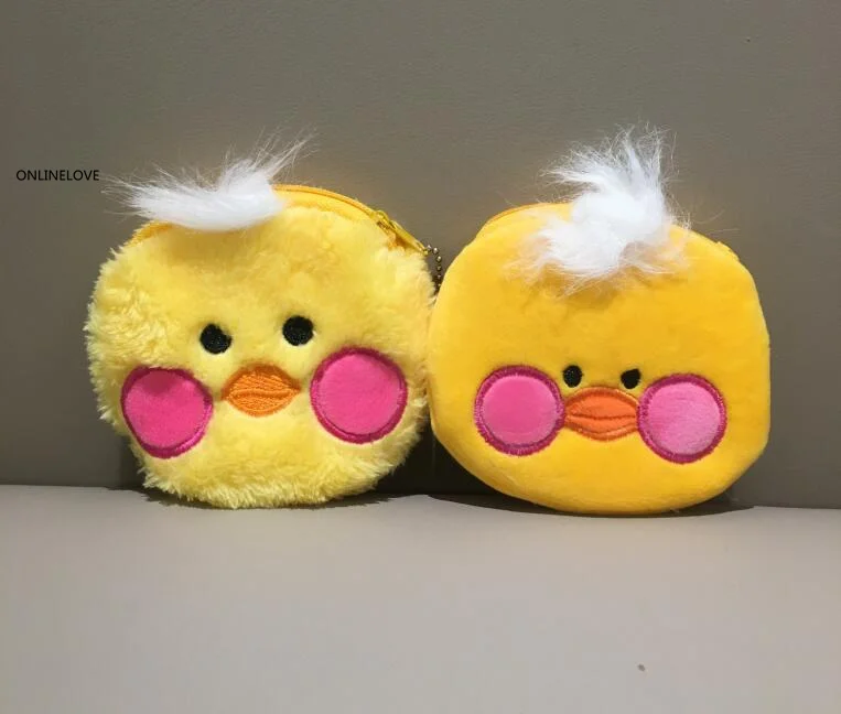 

2Designs - 10cm Cute Yellow Ducks Women's Coin Purse , Girl's Small Coin Wallet , Pocket Coin BAG pouch
