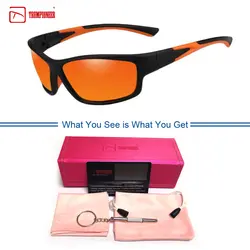 Поляризованных солнцезащитных очков Спорт роскошь 2019 Новый Мода солнцезащитные очки TR90 Frame UV400 Для женщин для вождения отпуск праздник