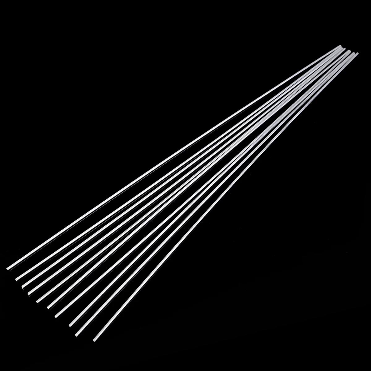 OSSIEAO 10pcs 2.4mm*450mm Silver Low Temperature Welding Rod Metal Aluminum Magnesium