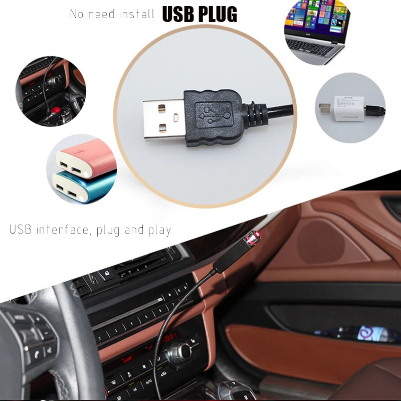 Привело к крыше автомобиля Star Ночник проектор USB декоративные лампы Регулируемый
