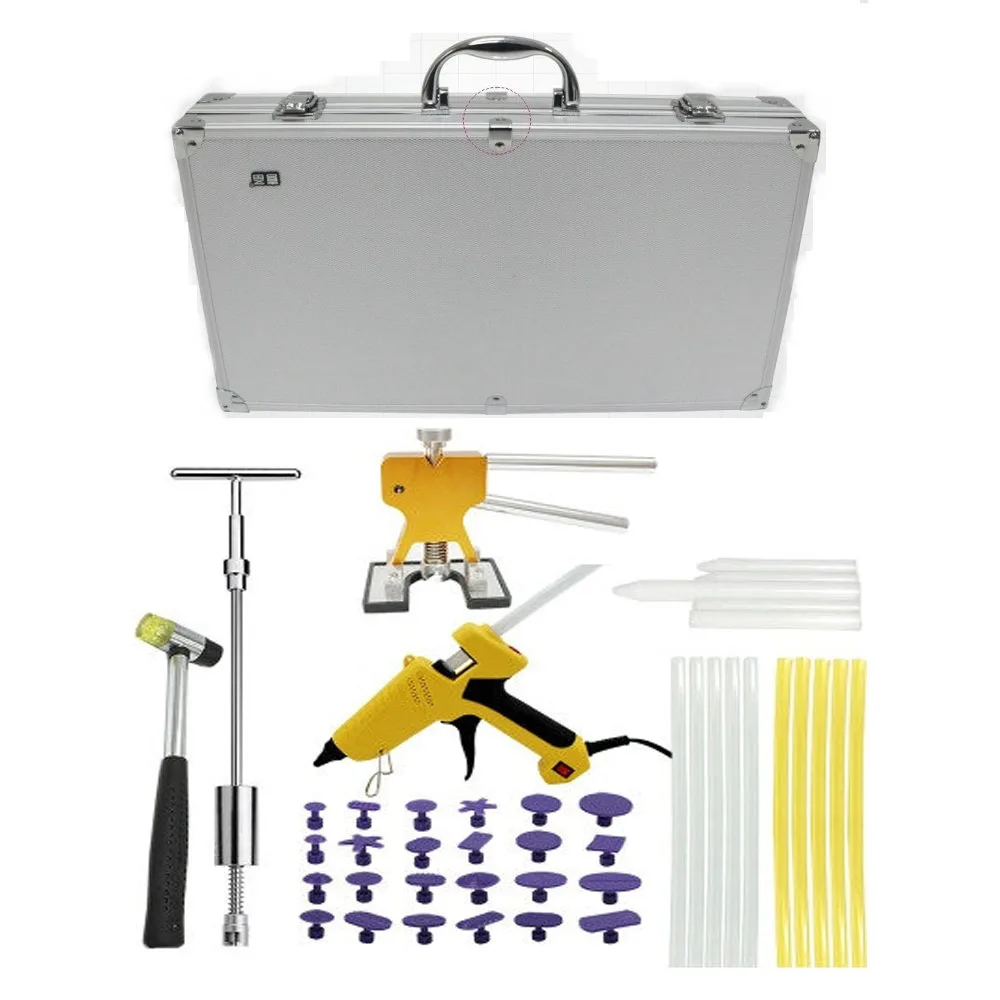 

Heavy Knight PDR Paintless Dent Removal Lifter Tool Kit Dent Puller Kit Car Paintless Dent Repair Hail Removal Kit PDR Tools