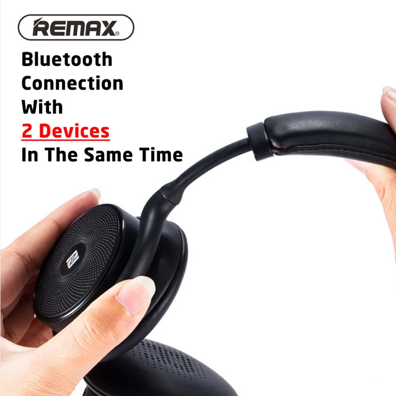 

Remax Bluetooth Headphones User-defined Active Noise Cancelling Wireless Headset Foldable for iPhone samsung huawei xiaomi