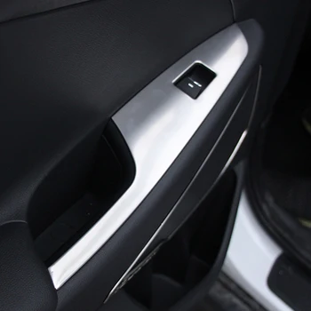 

1set Window Lift Button Door Handle Panel Trim Protective Covers Stickers For Hyundai Tucson 2015 2016 2017 Accessories