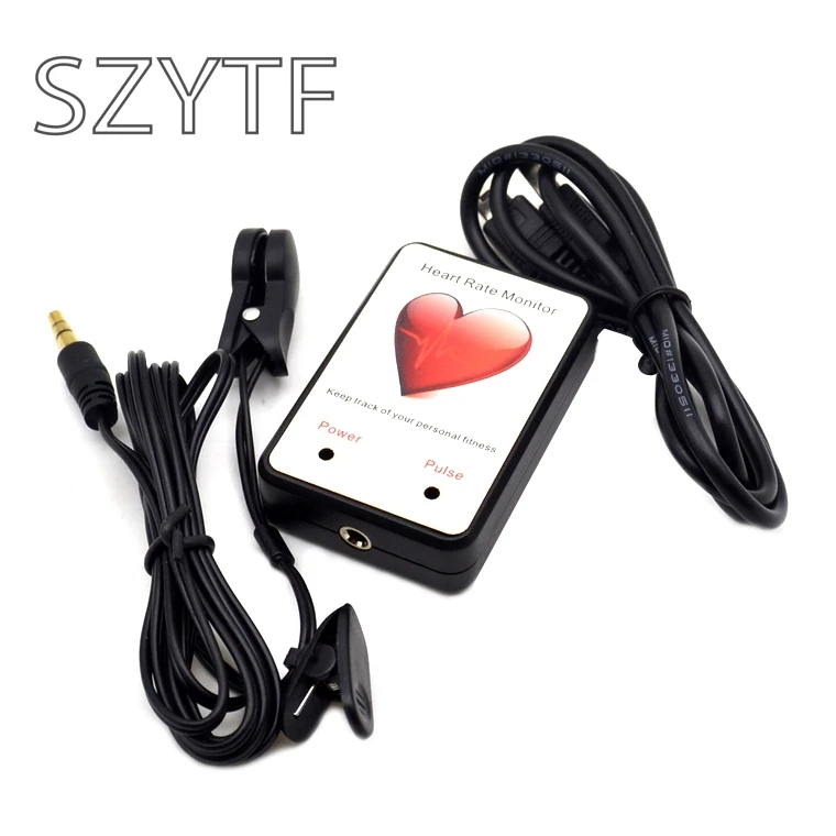 

USB IR heart rate monitor heart rate sensor ear sandwich meter computer display heart rate monitor HRM-2101