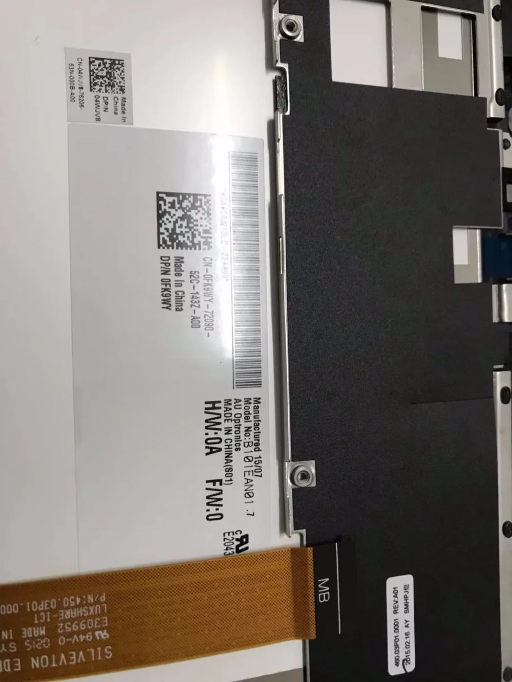 Бренд для Dell Venue 10 Pro 5055 ЖК-сенсорная панель VGN7V WXGA гарантия качества дигитайзер Переднее стекло Дисплей Монитор fix