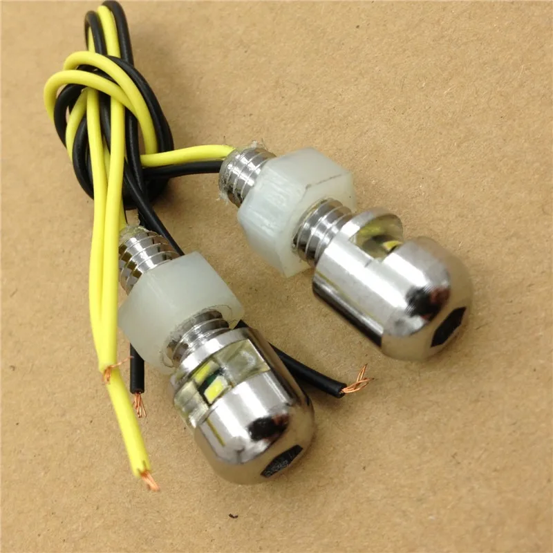Aftermarket free shipping motorcycle parts Universal LED License Tag