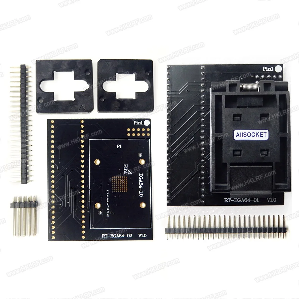 RT809H EMMC-программирование NAND Flash+ BGA64 специальный EMMC адаптер для RT809H программист RT-BGA64-01 разъем