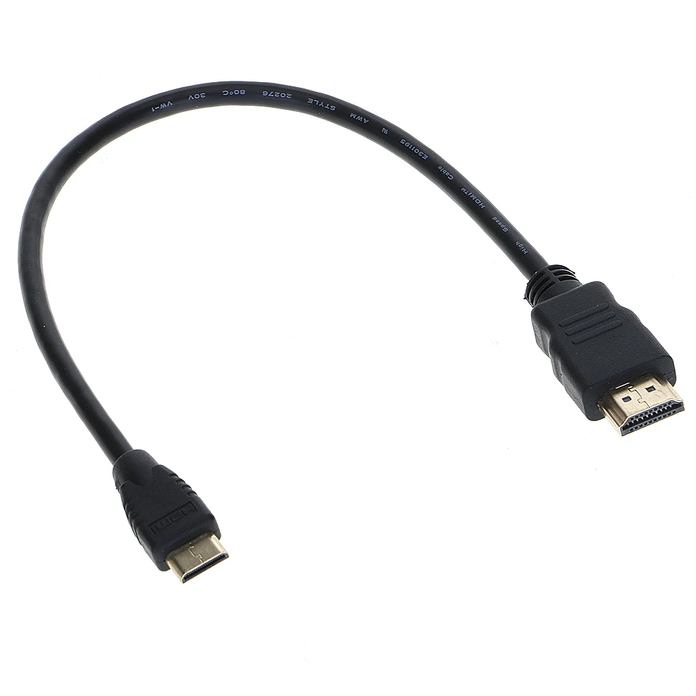 HDMI к Mini HDMI Тип C видео кабель Соединительный адаптер для ТВ HD tv DV 1080p