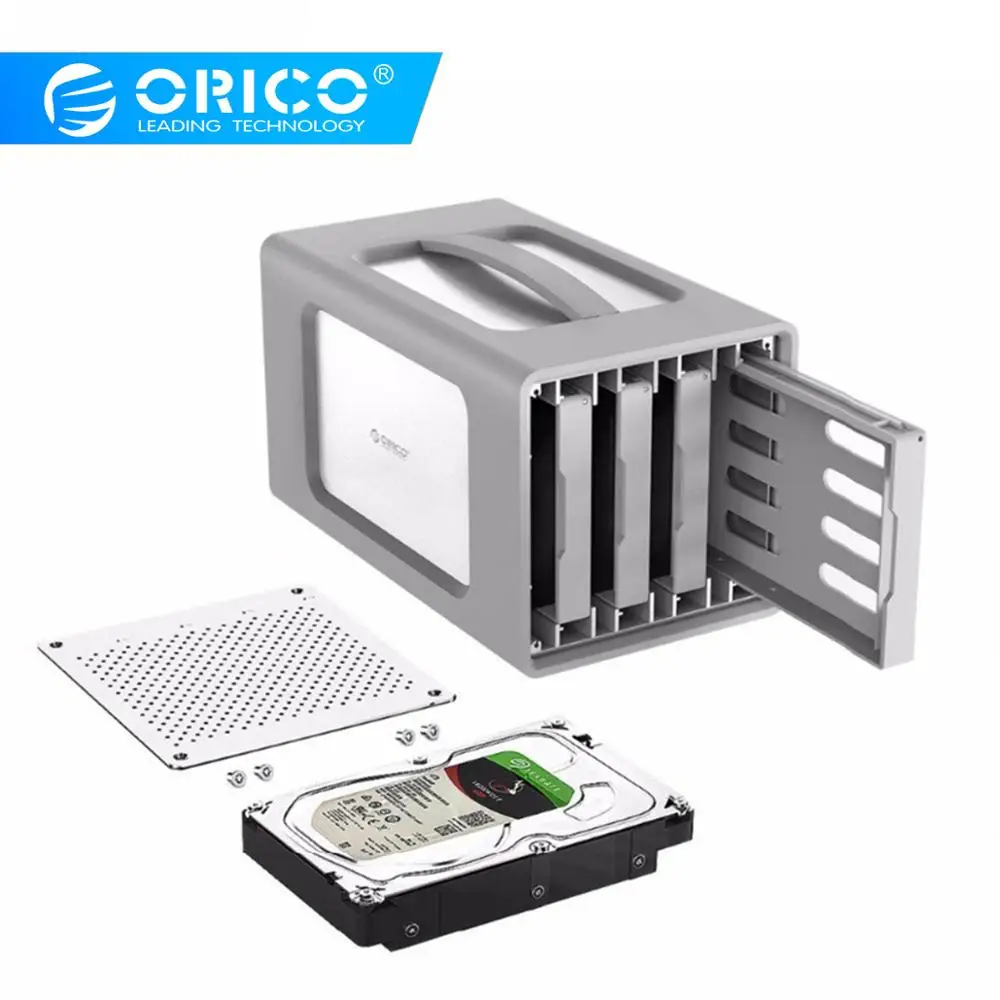 Док станция ORICO 3 5 дюйма с 4 разъемами USB3.1 для жесткого диска поддержка 40 ТБ