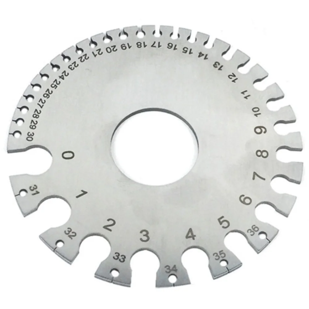 Stainless Steel 0 36 Round Gauge Weld Diameter Gauge Welding Inspection
